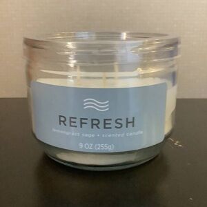 New Refresh Lemongrass Sage Candle 9 oz